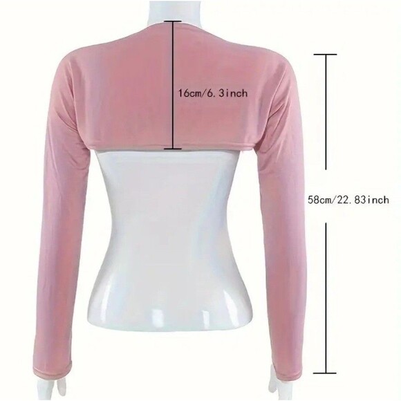 Womens Fashion Shoulder Cape Sleeves - Black - 0269 - Picture 5 of 5